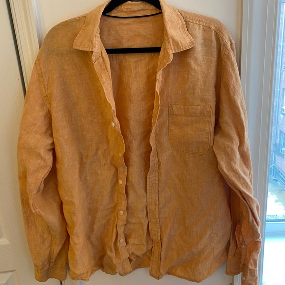 100% Linen button down - Picture 1 of 4